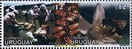 4629 MNH URUGUAY 2001 APICULTURA - Spiders