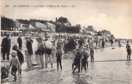 FRANCE - 80 - LE CROTOY - La Plage à L'heure Du Bain - LL - Carte Postale Animée - Le Crotoy