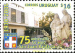 184735 MNH URUGUAY 2005 75 ANIVERSARIO DEL COLEGIO SAN JUAN BAUTISTA - Otros & Sin Clasificación
