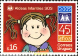 184733 MNH URUGUAY 2005 45 ANIVERSARIO DE LAS ALDEAS INFANTILES - Autres & Non Classés