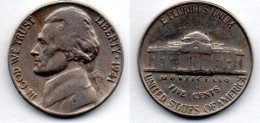 MA 21002 / USA 5 Cents 1941 TB - 1938-…: Jefferson