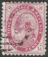 Tonga. 1886-88 King George I. 1d Used. P 12½X11½ SG 1b - Tonga (...-1970)