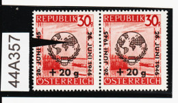 44A357 ÖSTERREICH 1946 Michl 771 PLATTENFEHLER " F L E C K " Postfrisch SIEHE ABBILDUNG - Varietà & Curiosità