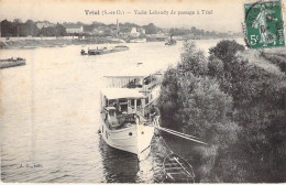 FRANCE - 78 - TRIEL - Yatcht Lebaudy De Passage à TRIEL - Edit A G - Carte Postale Ancienne - Triel Sur Seine