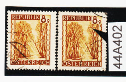 44A402 ÖSTERREICH 1945 Michl 742 I PLATTENFEHLER " KREUZ "  Gestempelt SIEHE ABBILDUNG - Variétés & Curiosités