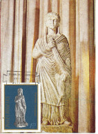 ROUMANIE - CARTE MAXIMUM - Yvert N° 2872 - STATUE De FEMME ROMAINE - Maximumkaarten