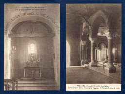 Roloux ( Fexhe-le-Haut-Clocher). Eglise Romane Millénaire Saint-Jean-Baptiste. Lot De 2 Cartes - Fexhe-le-Haut-Clocher