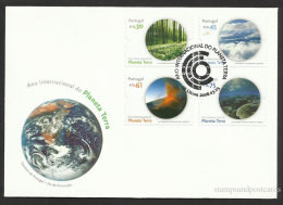 Portugal Année Internationale Planète Terre Volcan 2008 FDC International Year Of Planet Earth Volcano 2008 FDC - Vulkanen