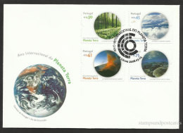 Portugal Année Internationale Planète Terre Volcan 2008 FDC International Year Of Planet Earth Volcano 2008 FDC - Volcans