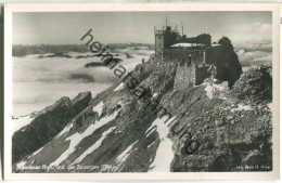 Münchner Haus Auf Der Zugspitze - Foto-Ansichtskarte - Verlag Hans Huber Garmisch-Partenkirchen - Zugspitze