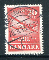 DANEMARK- P.A Y&T N°292- Oblitéré (très Belle Oblitération!!!) - Luchtpostzegels