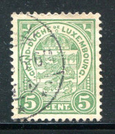 LUXEMBOURG- Y&T N°92- Oblitéré - 1907-24 Abzeichen