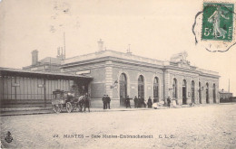 FRANCE - 78 - NANTES - Gare Mantes Embranchement - Carte Postale Ancienne - Mantes La Ville