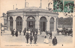 FRANCE - 78 - ST GERMAIN EN LAYE - Sortie De  La Gare - Carte Postale Ancienne - St. Germain En Laye