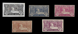 PORTUGAL STAMP - 1931 7º Cent. Death Of Saint Antonio - Md#531 PROVA - PROOF - 5 DIF. (LESP#33) - Prove E Ristampe