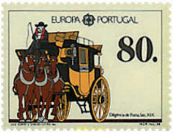 88056 MNH PORTUGAL 1988 EUROPA CEPT. TRANSPORTE Y MEDIOS DE COMUNICACION - Sonstige & Ohne Zuordnung