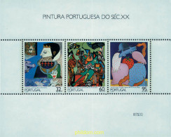 230908 MNH PORTUGAL 1990 PINTURAS PORTUGUESAS DEL SIGLO XX - Other & Unclassified