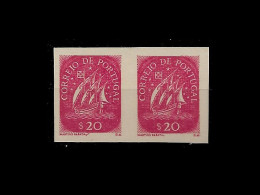 PORTUGAL STAMP - 1943 SHIP - Md#620 IMPERF. PAIR - PROVA - PROOF - MNH (LESP#36) - Prove E Ristampe