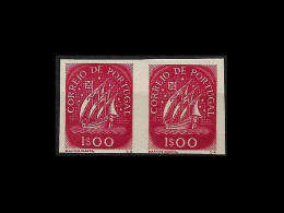 PORTUGAL STAMP - 1943 SHIP - Md#624 IMPERF. PAIR - PROVA - PROOF - MNH (LESP#38) - Essais, épreuves & Réimpressions