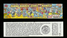 Kinder Ferrero BPZ - Cartina Funny Fanten Stars In Der Manege - Notes