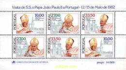 109058 MNH PORTUGAL 1982 VISITA DE SS EL PAPA JUAN PABLO II A PORTUGAL - Other & Unclassified