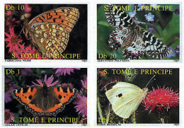 249478 MNH SANTO TOME Y PRINCIPE 1987 FAUNA Y FLORA - Araignées