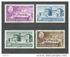 1948 TURKEY THE 25TH ANNIVERSARY OF THE LAUSANNE TREATY OF PEACE MNH ** - Unused Stamps