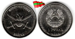 Transnistria - 1 Rouble 2023 (Motorized Rifle Troops) - Moldova