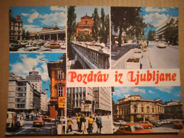 Greetings From Ljubljana 70s. OLD CARS - Souvenir De...