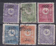 Turquie Timbres Pour Journaux N° 23 / 28 O  La Série Des 6 Valeurs Oblitérées, Dentelure Parfois Irrégulière Sinon TB - Francobolli Per Giornali