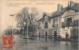 SAINT-SEBASTIEN-sur-LOIRE - La Côte St-Sébastien - La Plus Grande Crue Depuis 1711, "Au Petit Chalet" Débitant " OLICHON - Saint-Sébastien-sur-Loire