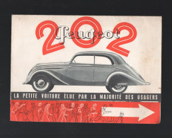 (automobile ) Catalogue Dépliant 202 PEUGEOT (M5421) - Voitures