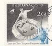 MONACO -    25e Anniversaire De La Première Coupe D'Europe De Football - Gebraucht