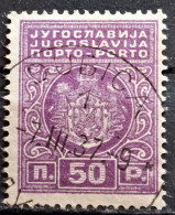 COAT OF ARMS-50 P -POSTMARK DUBICA-RARE-CROATIA-YUGOSLAVIA-1931 - Postage Due