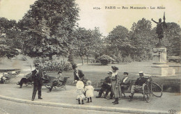 75 Paris Parc Montsouris  Les Allées  1912 Animation - Plätze