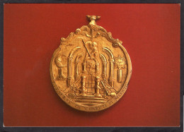 CPM - FRANC MACONNERIE - Médaille Bronze Doré - Tableau De Loge Avec Outils - Philosophie & Pensées