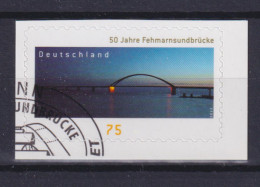 Bund 3003 SELBSTKLEBEND Einzelmarke 50 Jahre Fehmarnsundbrücke 75 C ESST Bonn - Other & Unclassified