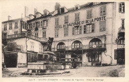 Salins Les Bains * Place , Fontaine Du Vigneron * Hôtel Du Sauvage Et De La Poste - Other & Unclassified