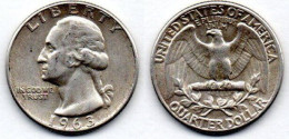 MA 21356 / USA 1/4 Dollar 1963 TTB - 1932-1998: Washington