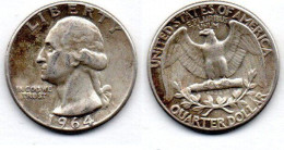 MA 21360 / USA 1/4 Dollar 1964 TTB - 1932-1998: Washington