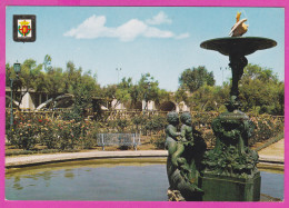 289729 /  Spain - Valladolid - Rosaleda. Swan Fountain Fuente Del Cisne Statue PC 50 Espana Spanien Espagne - Valladolid