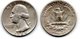 MA 21361 / USA 1/4 Dollar 1964 D TTB - 1932-1998: Washington