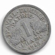 1 Franc 1943 - 1 Franc