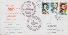 British Antarctic Territory (BAT) Cover Ca Polarstern, Ca Signy Base H, Ca Signy 2 JA 1984 (XX187) - Cartas & Documentos