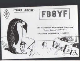 Terre Adélie (TAAF)   Carte QSL De Radio-amateur 1978  (PPP41459) - TAAF : Franz. Süd- Und Antarktisgebiete