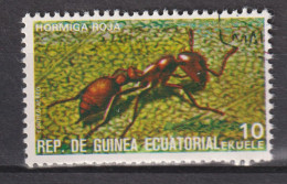 1978 Äquatorial-Guinea, Mi:GQ 1384°, Yt:GQ PA99-A, Insekten, Red Wood Ant (Formica Rufa) Rote Waldameise - Guinée Equatoriale