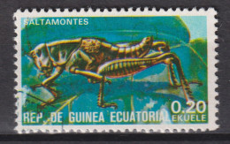 1978 Äquatorial-Guinea, Mi:GQ 1373°, Yt:GQ 115-D, Insekten, Grasshopper (Caelifera Suborder) Heuschrecke - Guinée Equatoriale