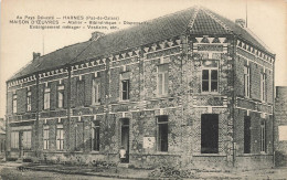 Harnes * Maison D'Oeuvres * Atelier , Bibliothèque , Dispensaire , Enseignement Ménager , Vestiaire * Enfant Villageois - Harnes