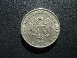 POLOGNE : 20 ZLOTYCH  1976   (KM) Y 69     SUP+ - Pologne