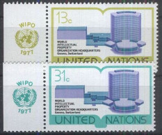 UNO NEW YORK 1977 Mi-Nr. 303/04 ** MNH - Unused Stamps